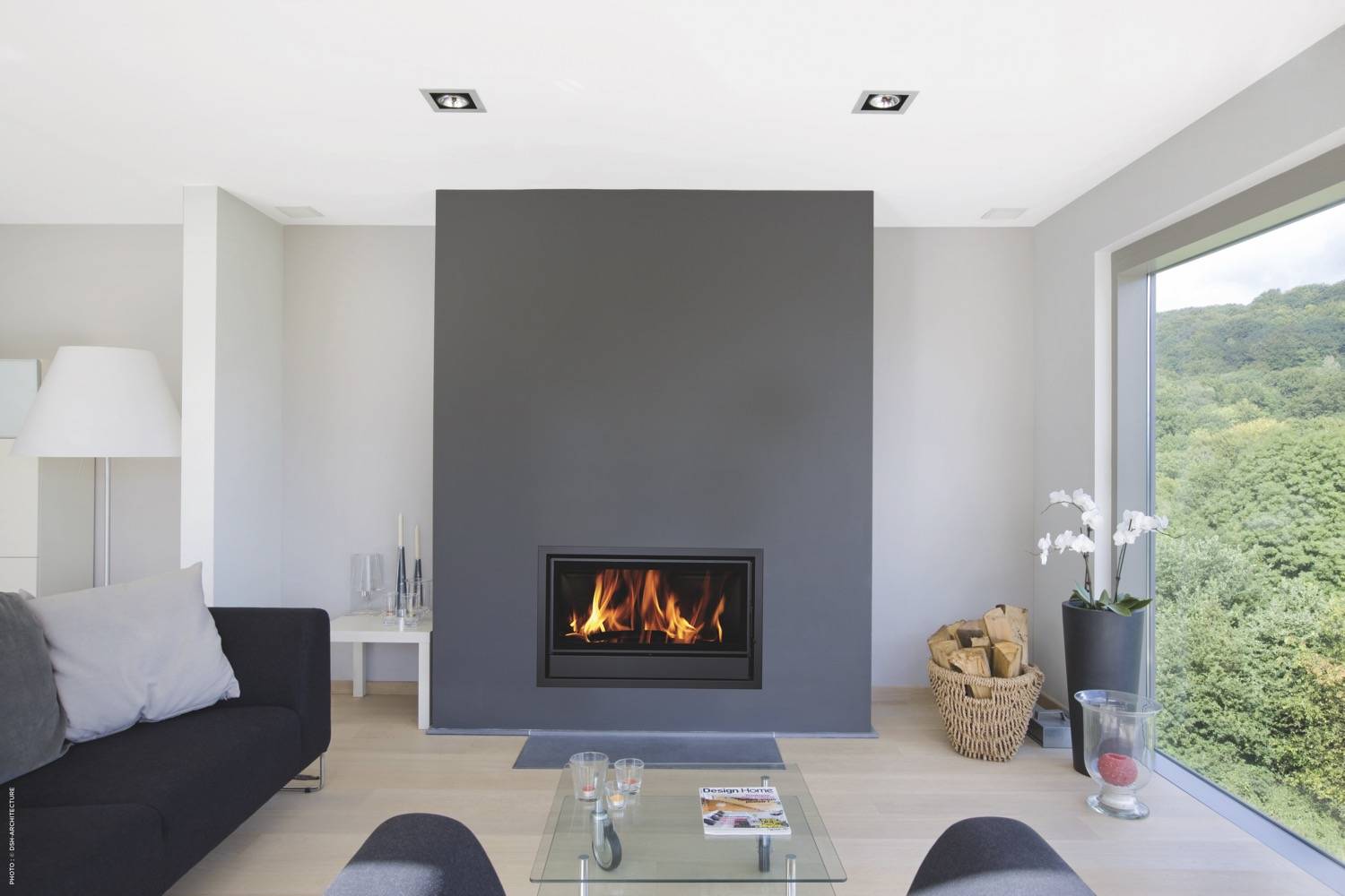 Cheminée pour mon loft contemporain