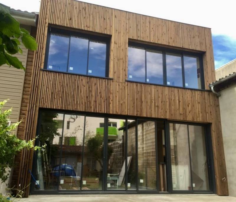 maison bois Laflaquère Martillac